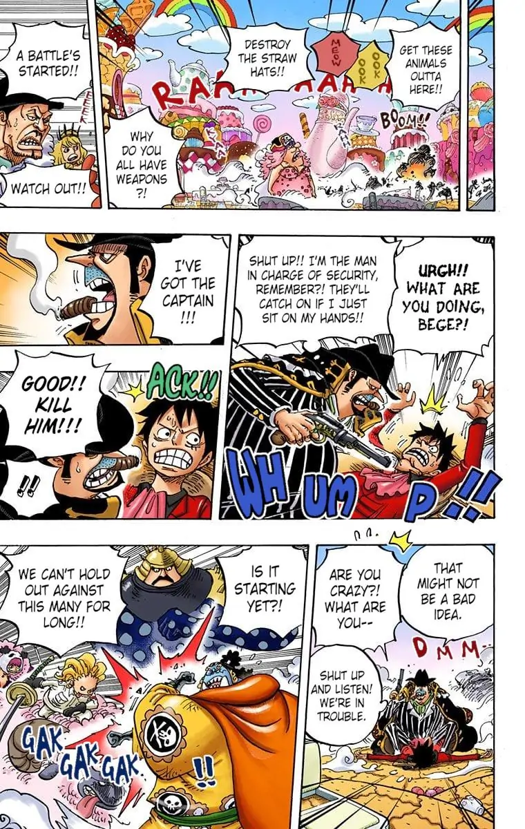 One Piece Digital Colored Chapter 864 image 09